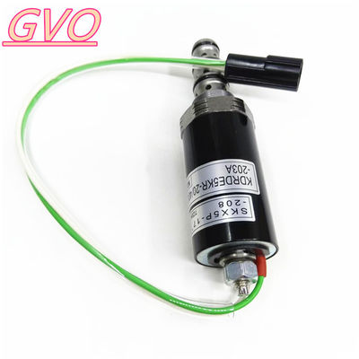 KDRDE5KR-20 40C07-203A Solenoidventil für Kobelco SK60-3 SK200-2
